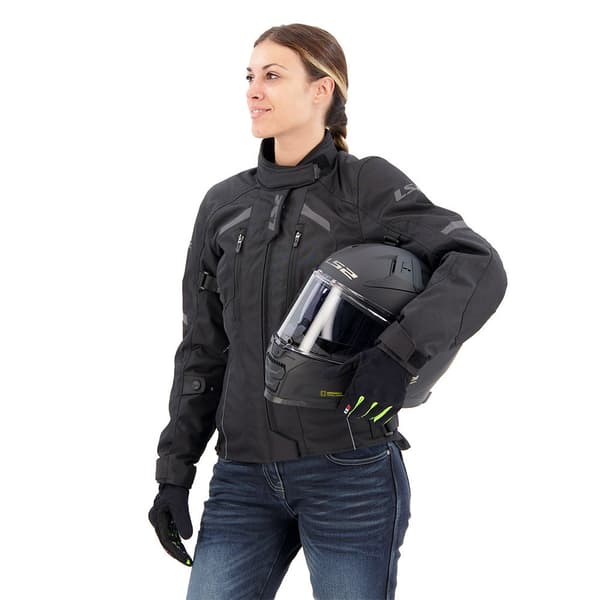 Ls2 Textil Serra Evo Jakke Sort 2XL Kvinde