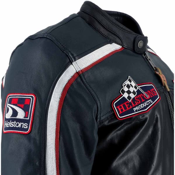 Helstons Formula Sport Läderjacka Blå,Svart XL Man