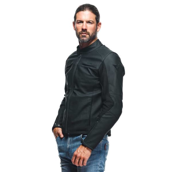 Dainese Razon 2 Nahkatakki Musta 44 Mies