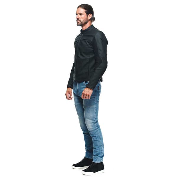 Dainese Razon 2 Nahkatakki Musta 44 Mies