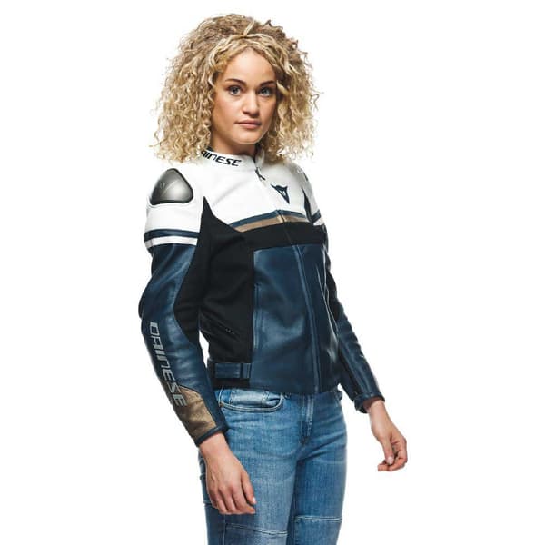 Dainese Rapida Læderjakke Sort 38 Kvinde