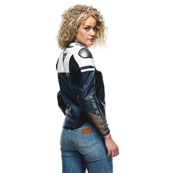 Dainese Rapida Læderjakke Sort 38 Kvinde