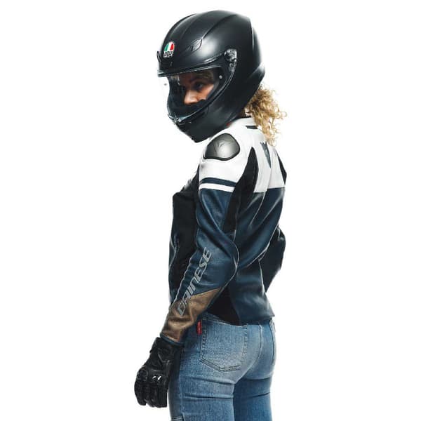 Dainese Rapida Læderjakke Sort 38 Kvinde