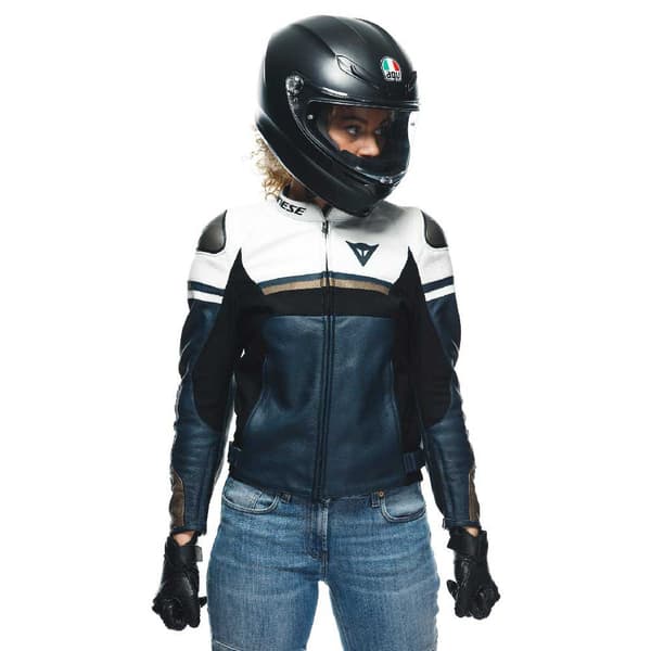 Dainese Rapida Læderjakke Sort 38 Kvinde