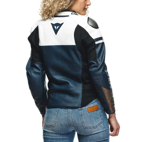 Dainese Rapida Læderjakke Sort 38 Kvinde