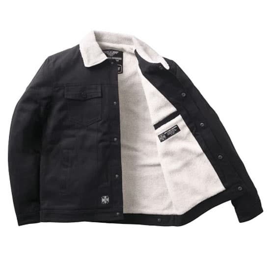 West Coast Choppers Sherpa Lined Canvas Work Takki  2XL Mies