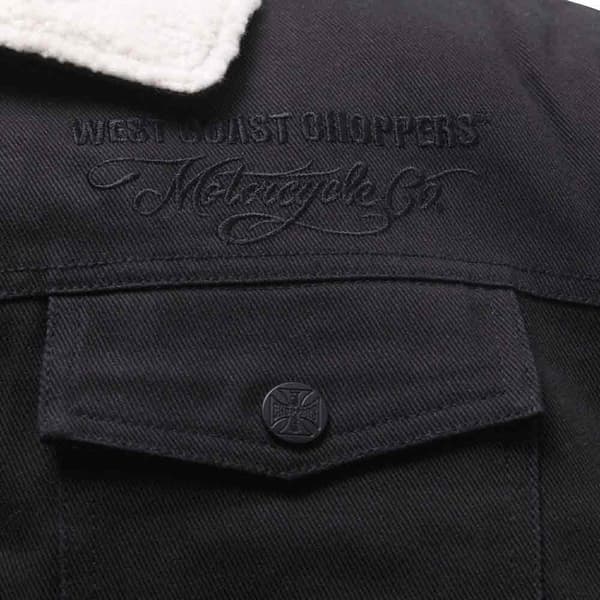 West Coast Choppers Sherpa Lined Canvas Work Takki  2XL Mies