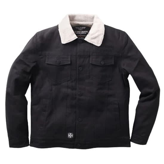 West Coast Choppers Sherpa Lined Canvas Work Takki  2XL Mies