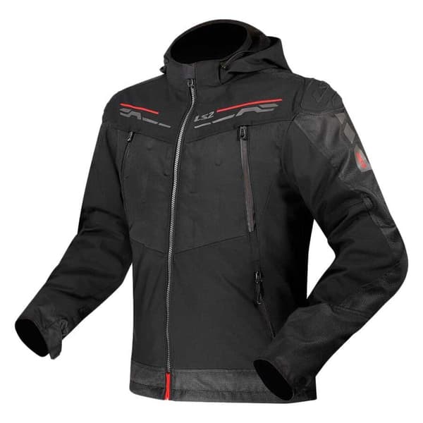 Ls2 Textil Zirconium Jakke Med Hætte M Mand