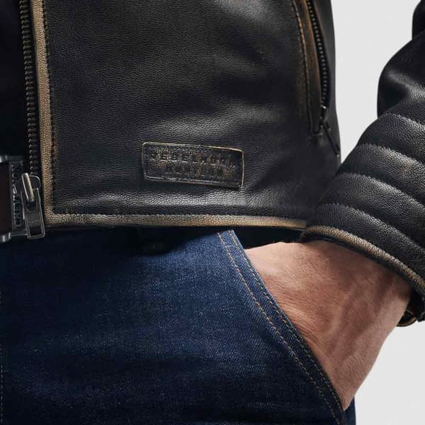 Rebelhorn Hunter Ii Läderjacka Svart XL Man