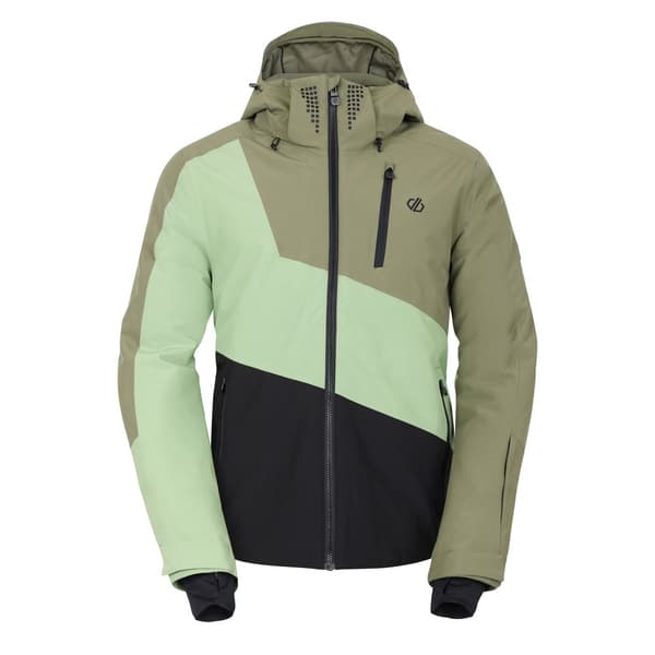 Dare 2B Mens Baseplate II Ski Jacket Olivine Green/Piquant Green XL