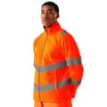 Miniatyrbilde 4 av 4: Regatta Unisex Adult Pro Contract Thor High-Vis Fleece Jacket
