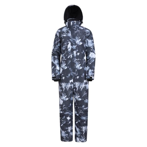 Mountain Warehouse Womens/Ladies Cloud Abstract Ski Suit Monochrome 18 UK