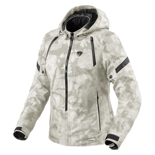 Revit Flare 3 H2o Jakke Med Hætte Beige 44 Kvinde
