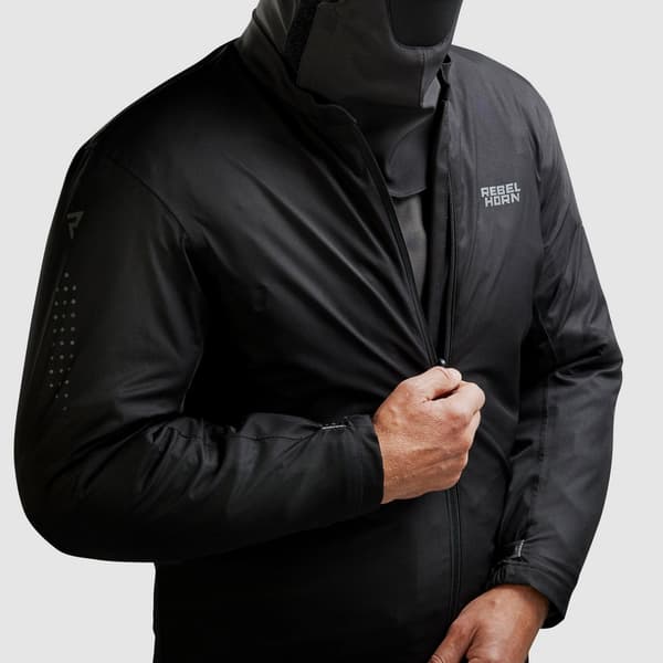 Rebelhorn Cubby V Jakke Sort 7XL Mand
