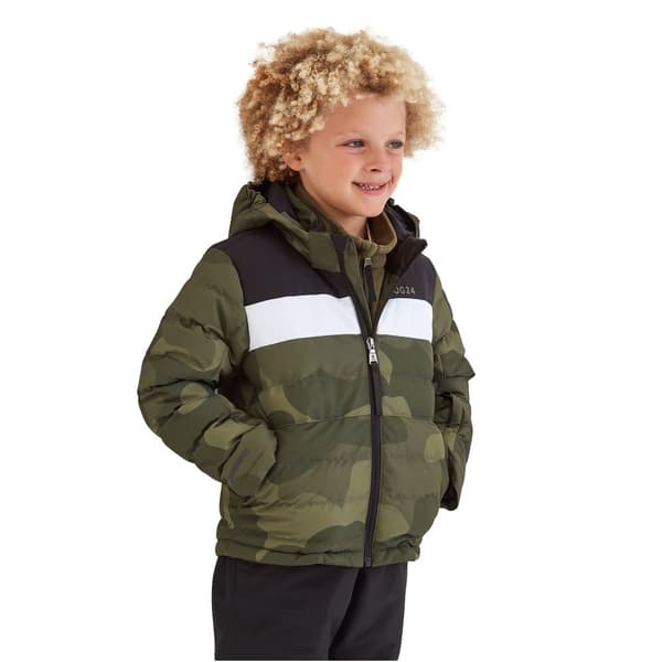 TOG24 Childrens/Kids Swift Pixel Camo Padded Ski Jacket