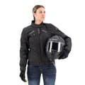 Miniatyrbillede 1 af 6: Ls2 Textil Serra Evo Jakke Sort S Kvinde
