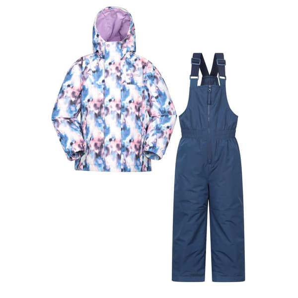 Mountain Warehouse Childrens/Kids Polar Zone Printed Jacket & Salopettes Set