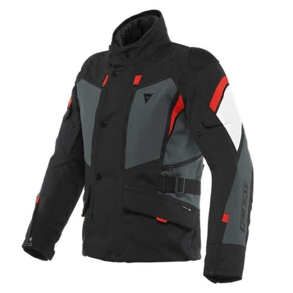 Dainese Carve Master 3 Gore-Tex Textilmotorcykeljacka (Svart-Grå-Röd, 52)