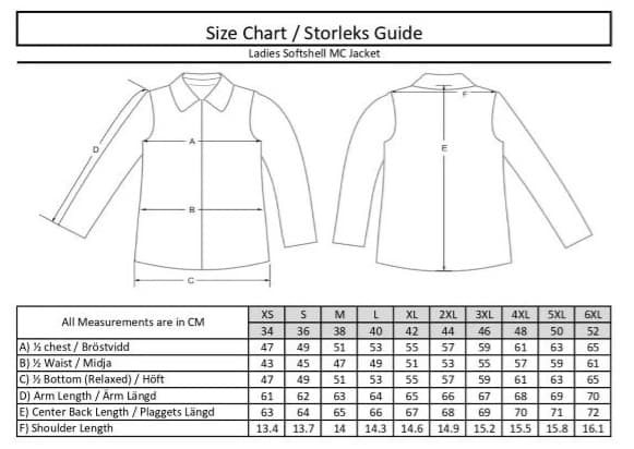LADY SOFTSHELL PANSRET CE-AA SOMMER MC JAKKE MCV