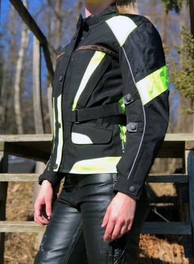 DAME STREET FIGHTER ALL-WEATHER JAKKE TEKSTIL MOTORCYKEL JAKKE MCV
