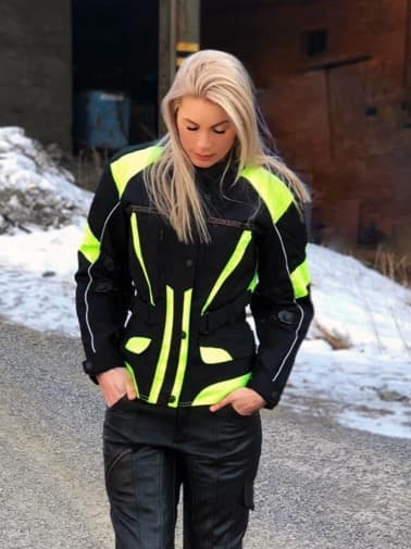 DAME STREET FIGHTER ALL-WEATHER JAKKE TEKSTIL MOTORCYKEL JAKKE MCV