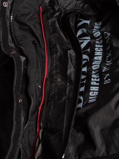 DAM SVART ALLVÄDERS JACKA TEXTIL MC JACKA MCV DS5