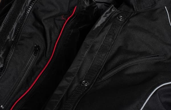 DAM SVART ALLVÄDERS JACKA TEXTIL MC JACKA MCV DS5