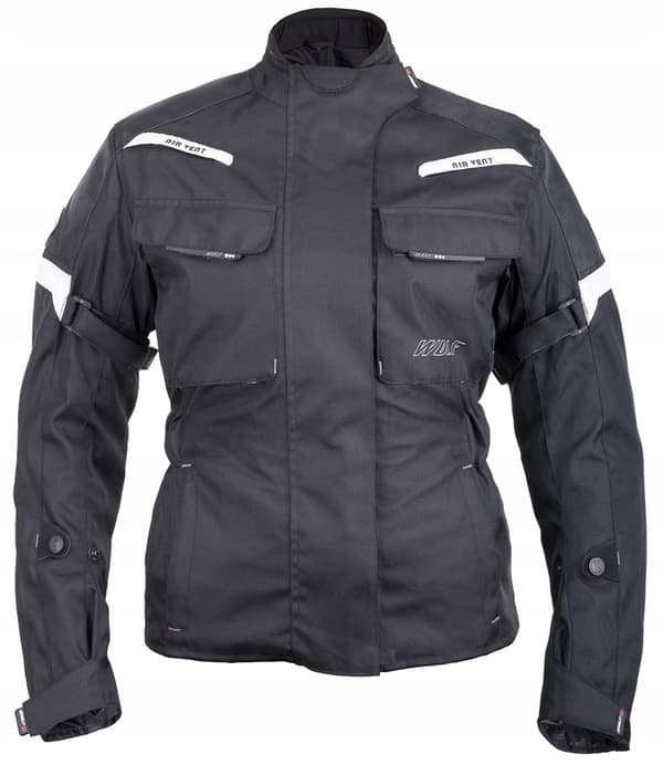 WOLF PROFESSIONELL MC-JACKA EXPLORER DAM SVART XS