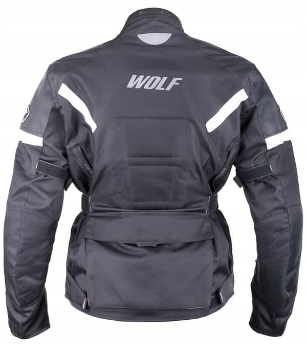 WOLF PROFESSIONELL MC-JACKA EXPLORER DAM SVART XS