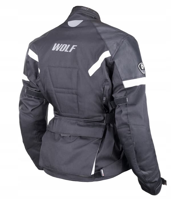 WOLF PROFESSIONELL MC-JACKA EXPLORER DAM SVART XS