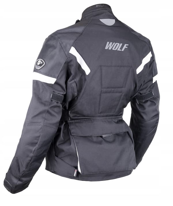 WOLF PROFESSIONELL MC-JACKA EXPLORER DAM SVART XS