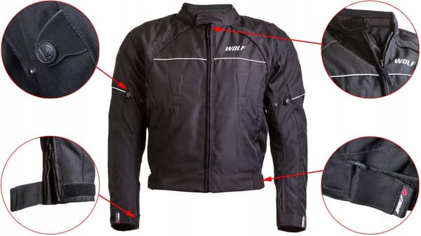 WOLF BLADE TEKSTILJAKKE 5XL