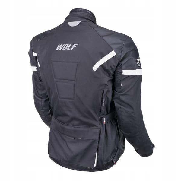 WOLF DURABLE TOURING MOTORCYKELJAKKE EXPLORER SORT S - kopi 1