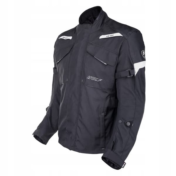 WOLF DURABLE TOURING MOTORCYKELJAKKE EXPLORER SORT S - kopi 2