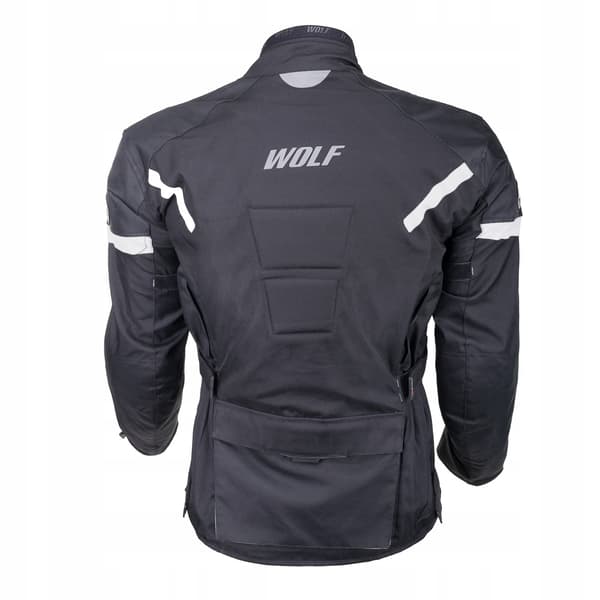 WOLF DURABLE TOURING MOTORCYKELJAKKE EXPLORER SORT S - kopi 2