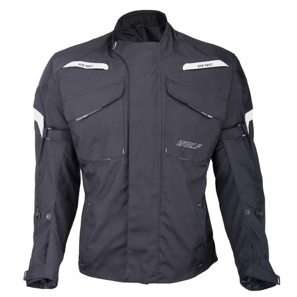 WOLF DURABLE TOURING MOTORCYKELJAKKE EXPLORER SORT S - kopi 2