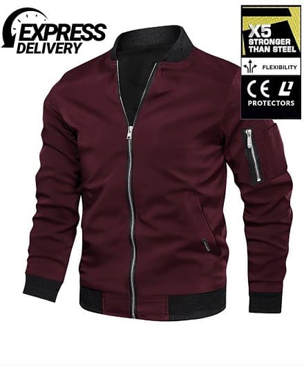 KEVLAR BOMBERJACKA CE AA 17092:2020 WINERED MC JACKA - MCV DS5