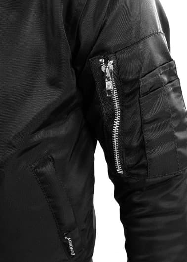 JUNIOR / BARN KEVLAR BOMBERJACKA CE AA 17092:2020 BLACK MC JACKA - MCV DS5