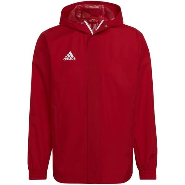 adidas Herr Entrada 22 Allvädersjacka Röd IK4009