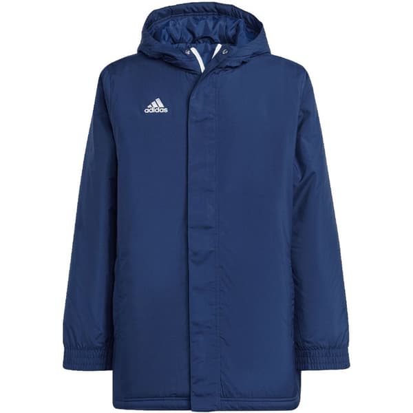 Adidas Entrada 22 Stadium -lasten takki, sininen IB6079