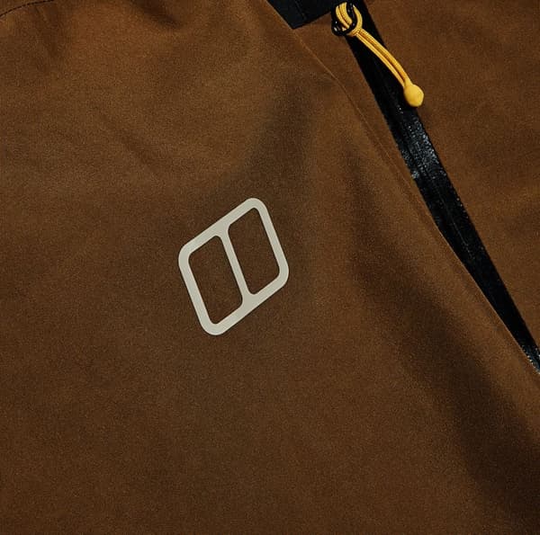Berghaus Hybridjacka med huva, herr, storlek M, brun