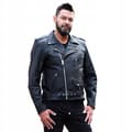 Miniatyrbillede 1 af 11: WOLF HERRE BIKERJAKKE XL
