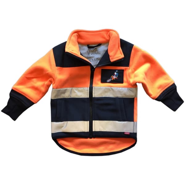 Fleecejacka med Loxy-reflex Orange