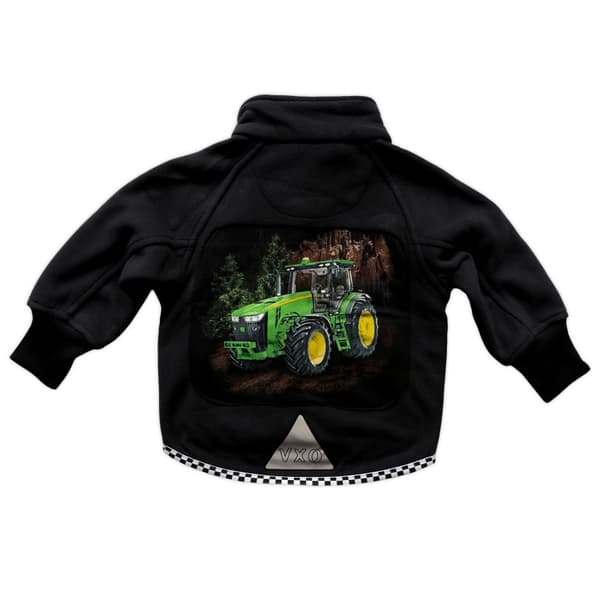 Fleecejacka Grön Traktor
