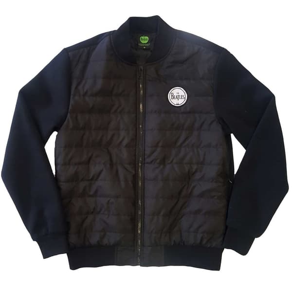The Beatles Unisex Quilted Jacket: Drum Logo (Large)