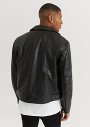Nahkatakki Biker Leather Jacket