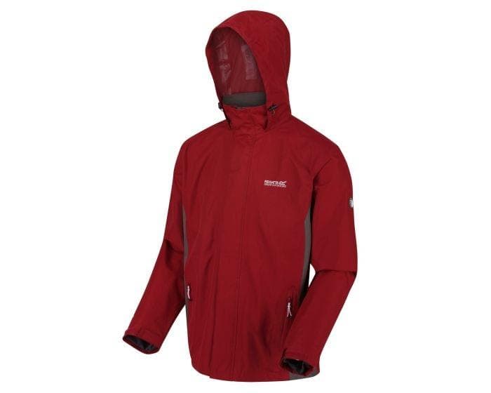 waterproof outdoor jacket Matt red size XXL