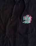 Miniatyrbild 3 av 4: Blink-182 Hoodie Double Six Arrow Smile Band Logo Official Mens Black Zipped