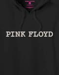 Miniatyrbild 3 av 4: Pink Floyd Hoodie Band Logo and Prism Applique Official Mens Black Pullover